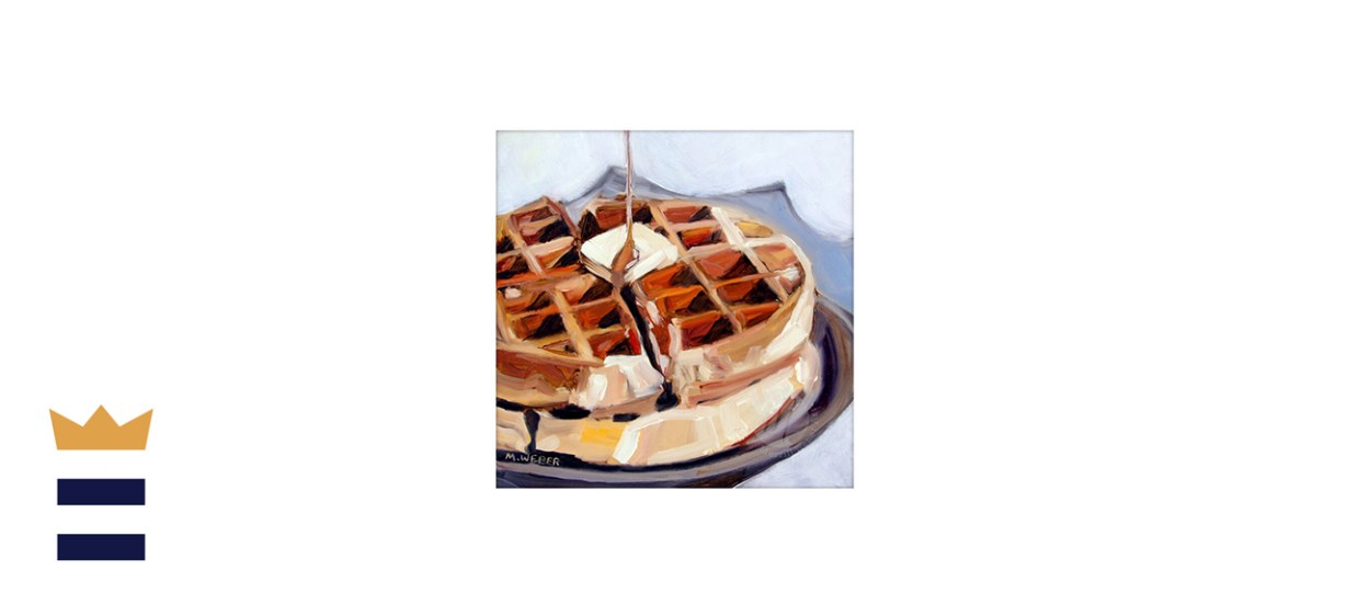 Merrill Weber Matted Waffles Fine Art Print