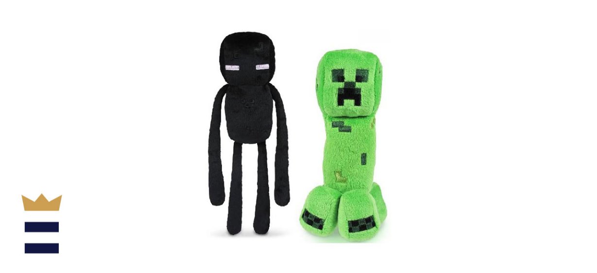 Minecraft 7 Plush Enderman &amp; Creeper Set Of 2