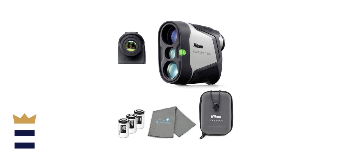 Nikon COOLSHOT 50i Golf Rangefinder Magnetic Mount Bundle
