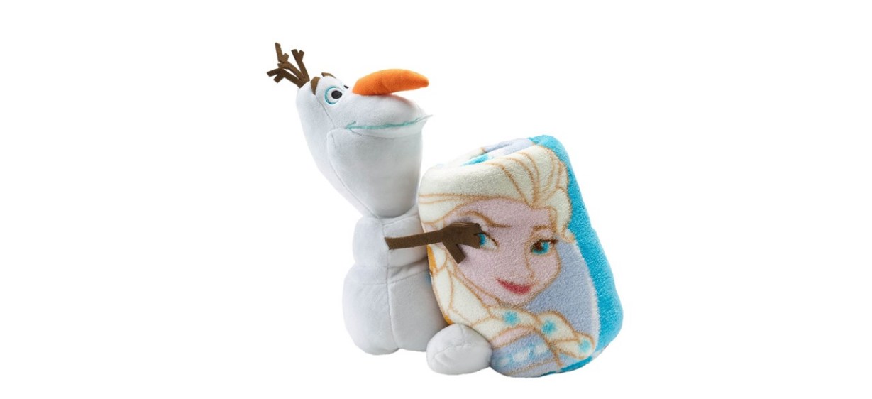 Olaf Hugger and Elsa Anna Throw Set