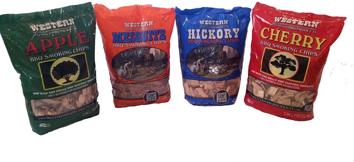 Western BBQ Smoking Wood Chips Variety Pack