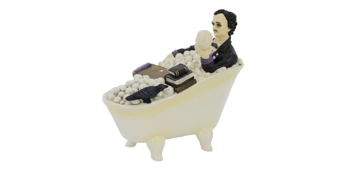 Edgar Allan Poe Tub Tabletop Accent