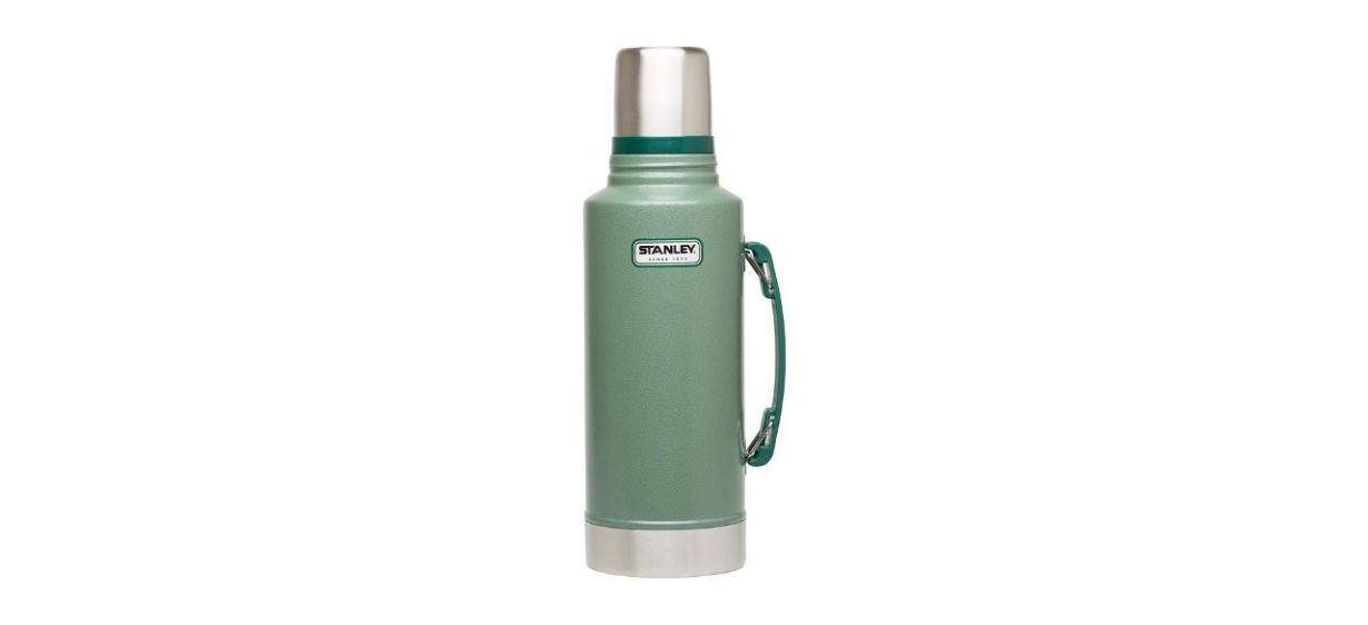 Stanley Classic Vacuum Insulated Wide Mouth Bottle in green