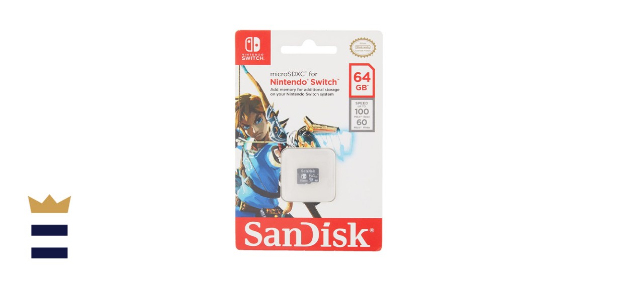 SanDisk 64GB microSDXC UHS-I Card for Nintendo Switch 