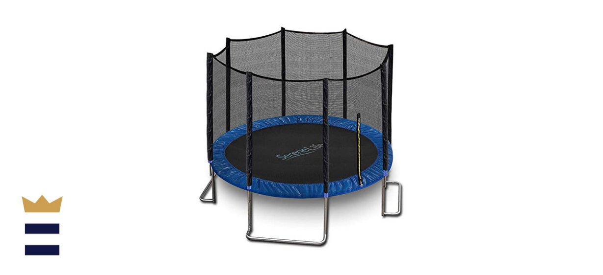 SereneLife 8-Foot Round Trampoline