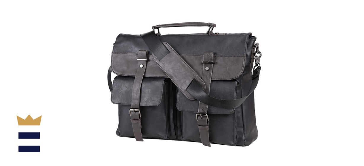 Seyfocnia Vintage Laptop Bag Briefcase Satchel