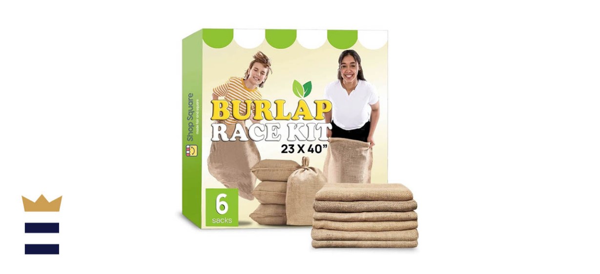 Shop Square Large Burlap Potato Sack Race Bags