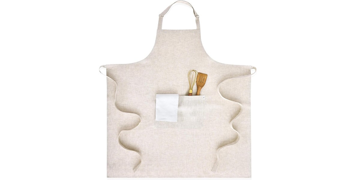 Solino Home 100% Pure Linen Apron for Women &amp; Men