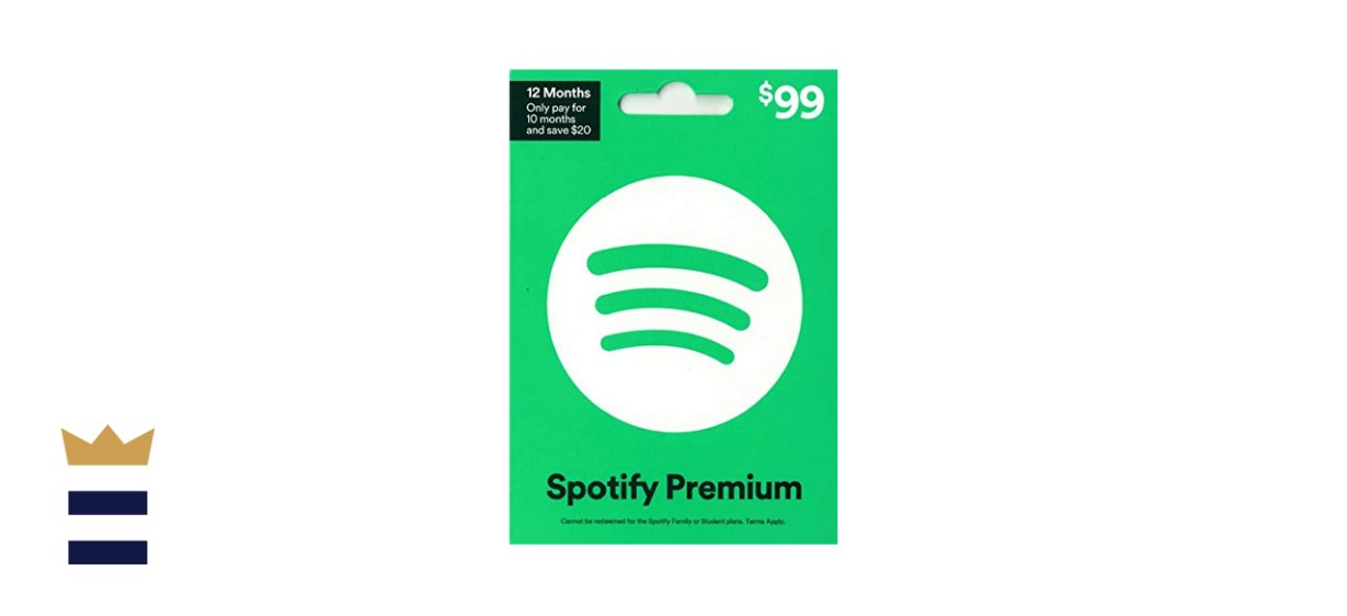 Spotify Annual Gift Card
