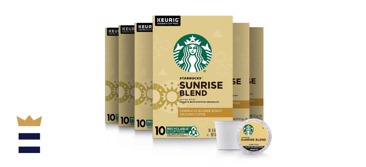 Starbucks Blonde Roast Sunrise Blend K-Cup Coffee Pods