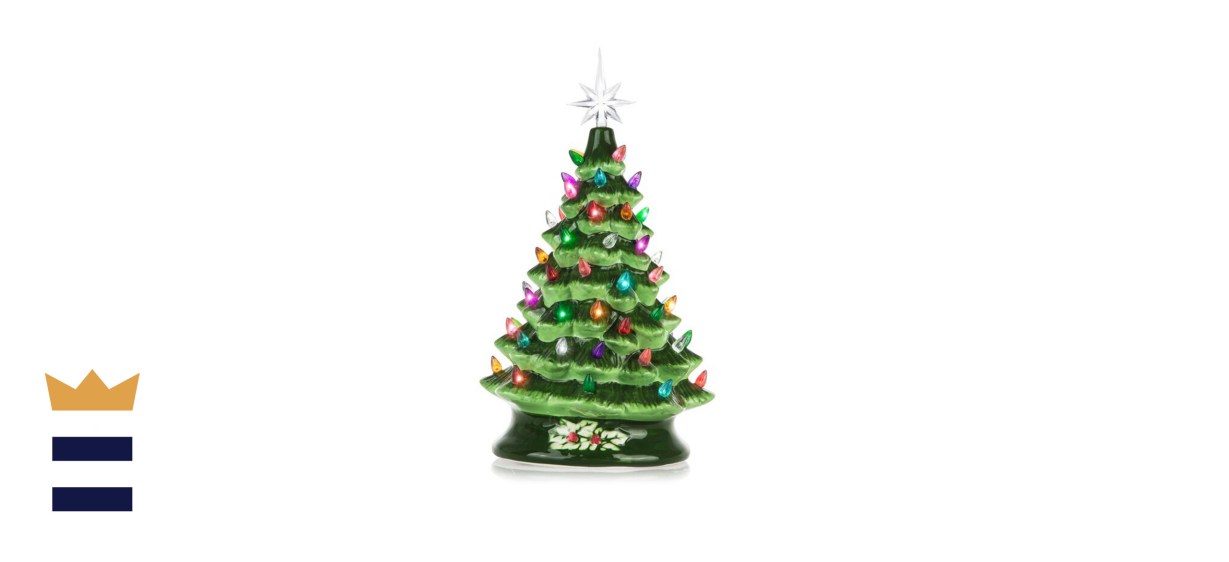 The Holiday Aisle Champagne Ceramic Christmas Tree