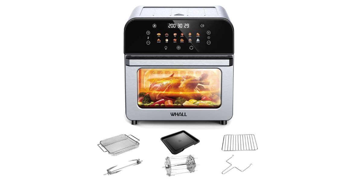 Whall 12QT Touchscreen Air Fryer Toaster Oven