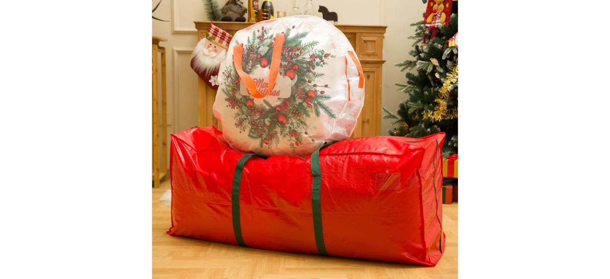 Best Softkiss Extra Large Waterproof Christmas Tree Bags