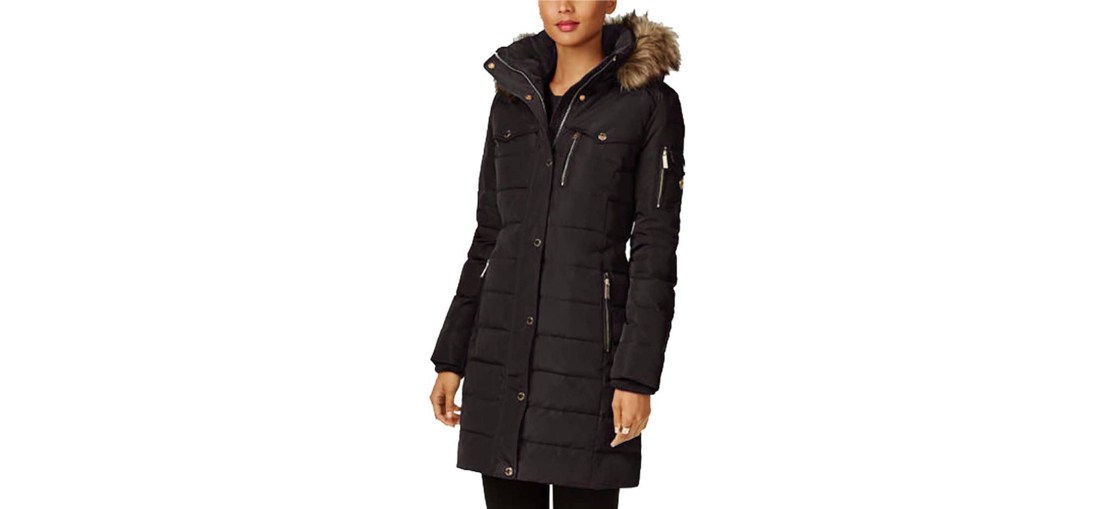 Michael Kors Down Coat with Chest Pockets