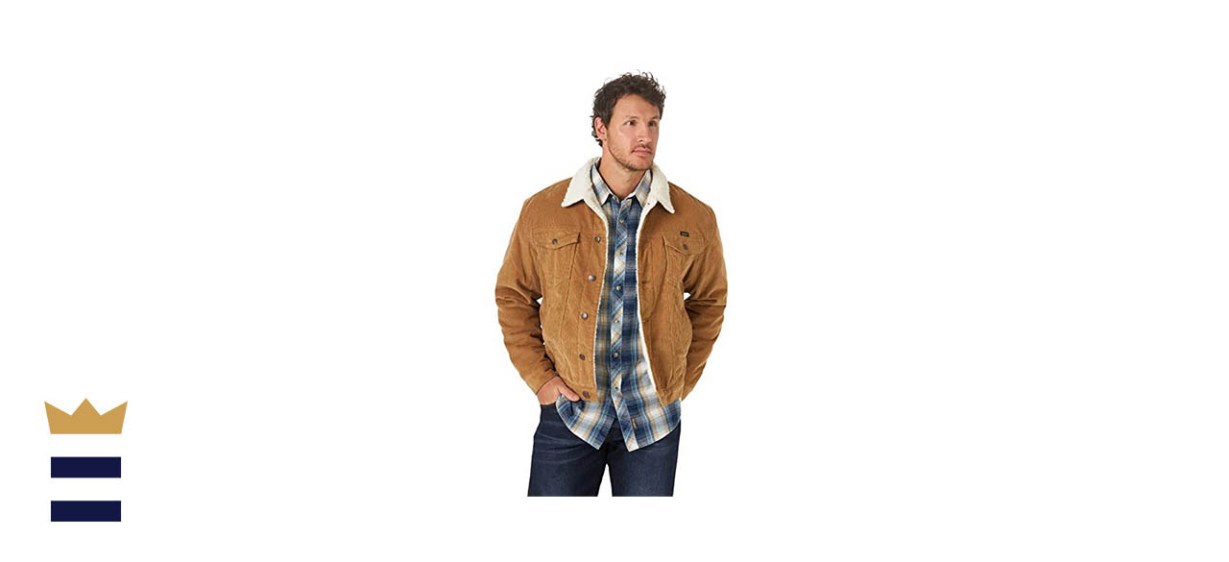 Wrangler Men’s Western Sherpa Lined Trucker Jacket