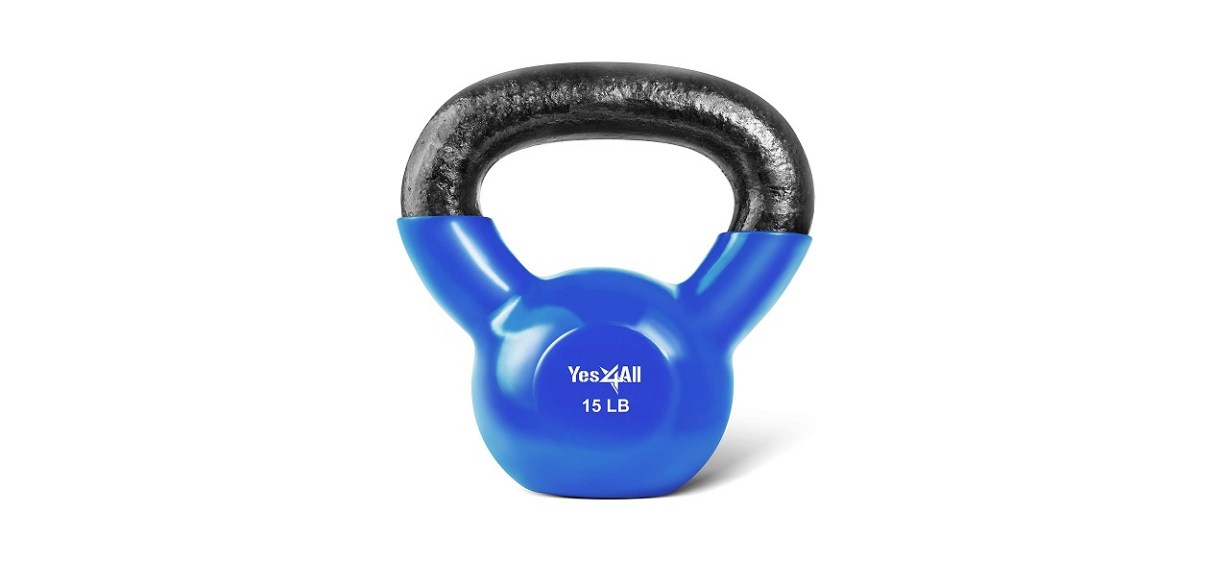 Yes4All Vinyl Coated Kettlebell Weights