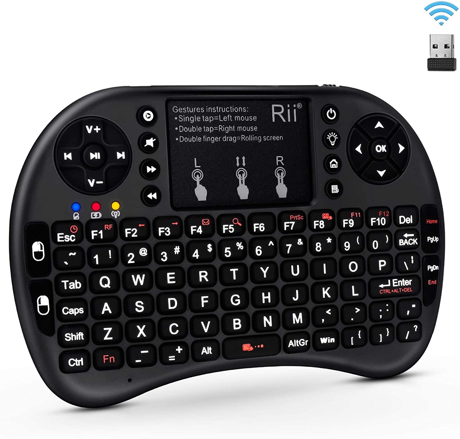 Rii Mini Wireless Keyboard with Touchpad