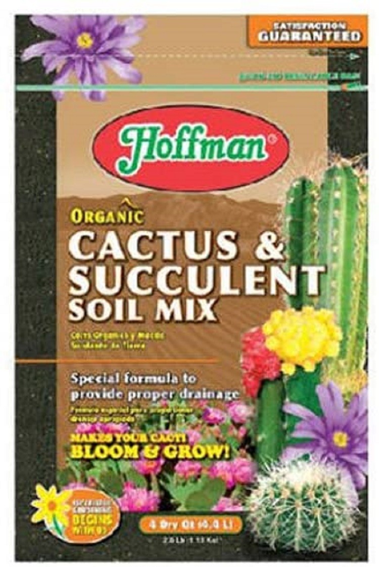 Hoffman Organic Cactus and Succulent Soil Mix, 4 Quarts