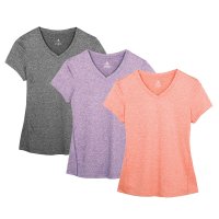 icyzone Activewear V-Neck T-Shirts for Women