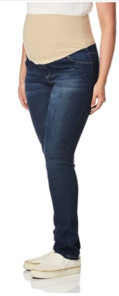 Three Seasons Maternity Skinny Jean with Neutral Belly Band