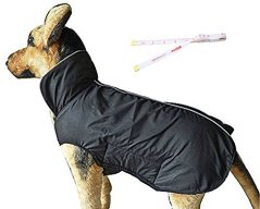 PetCee Waterproof Fleece Lined Reflective Jacket