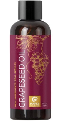Maple Holistics Pure Grapeseed Oil for Hair, Face & Acne