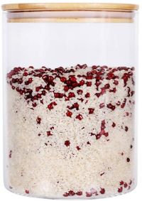 Leaves and Trees Glass Storage Container