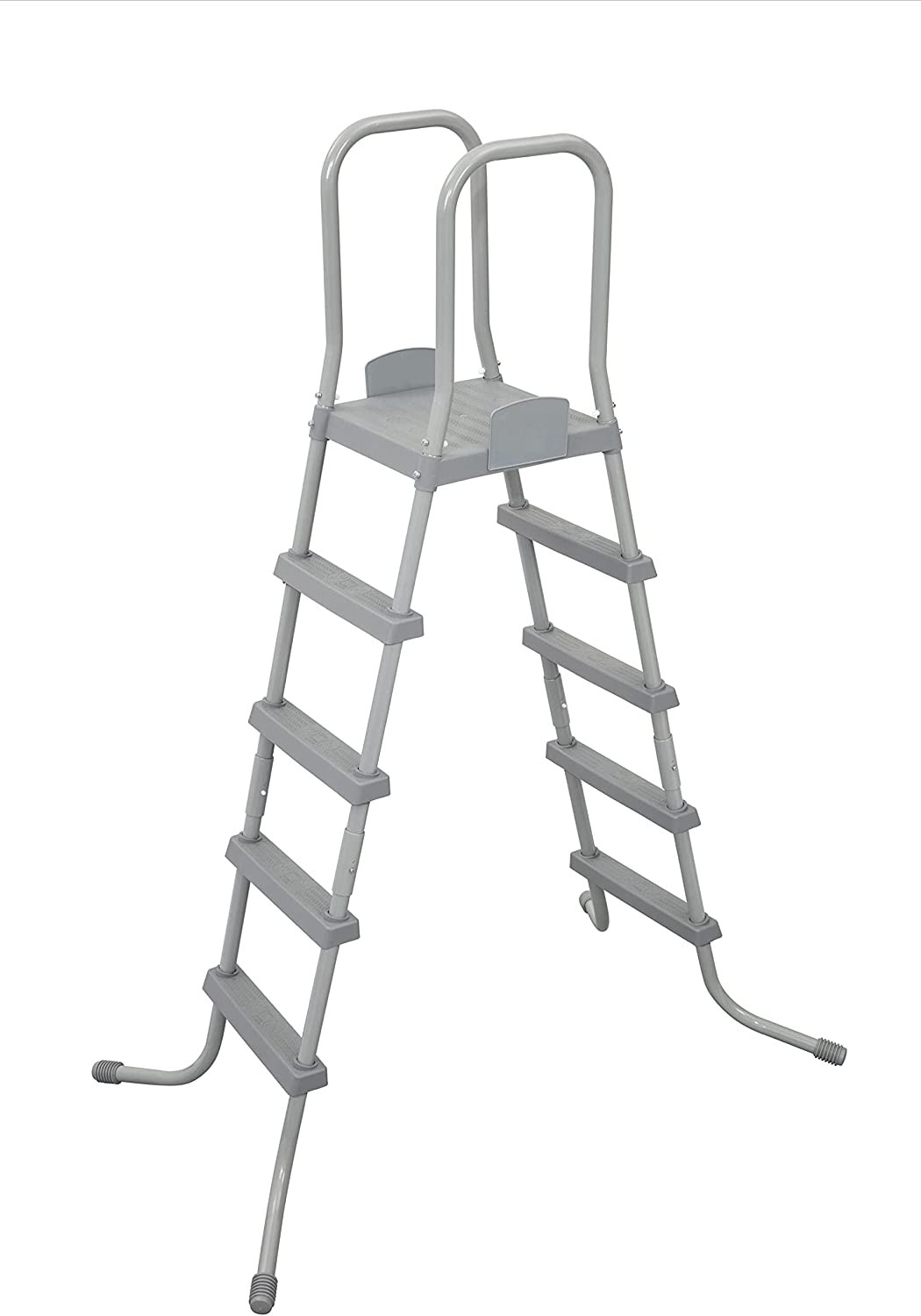 Bestway Durable Steel Above Ground Swimming Pool Ladder