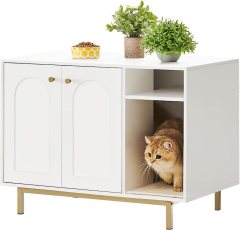 Hzuaneri Cat Litter Box Enclosure