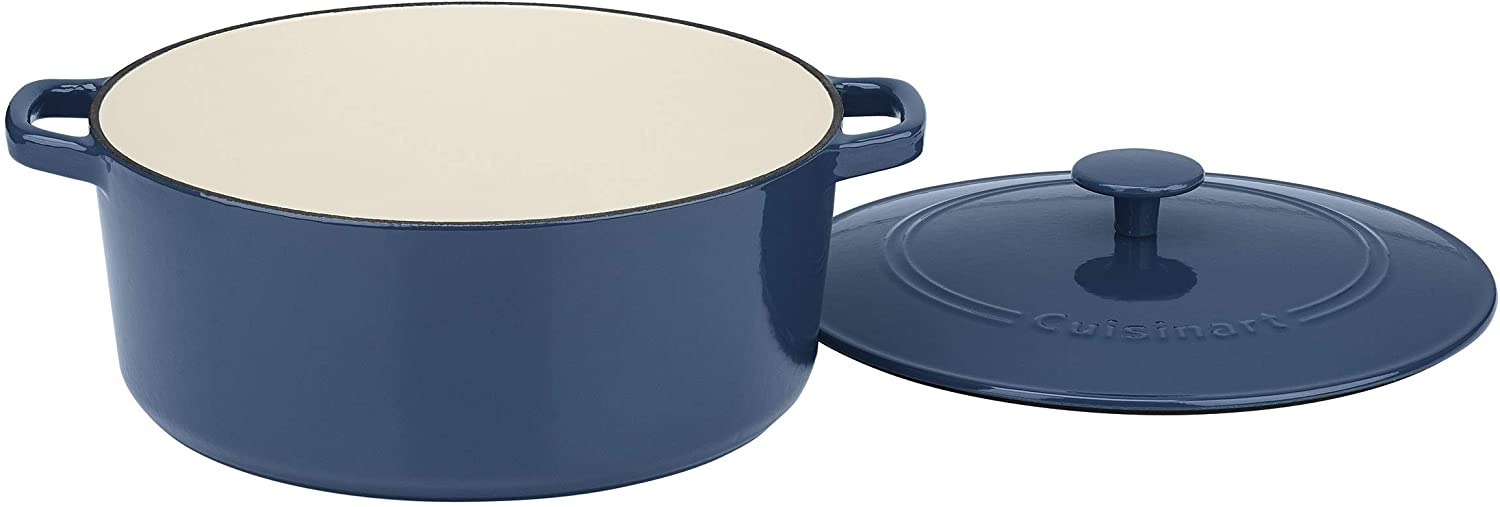 Cuisinart Chef's Classic Enameled Cast Iron 7-Quart Round Covered Casserole