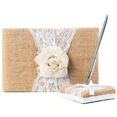 BETTERLINE Rustic Wedding Guest Book