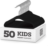 Zober Kids' Velvet Clothes Hangers