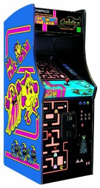 Chicago Gaming Ms. Pac-Man/Galaga Gaming Cabinet