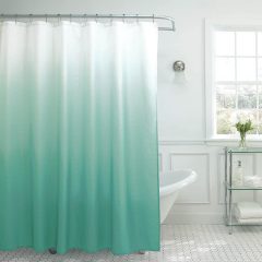 Creative Home Ideas Ombre Waffle Weave Shower Curtain