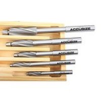 Accusize Industrial Tools 7-Piece Premium HSS Solid Capscrew Counterbore Set