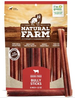 Natural Farm Bully Sticks for Small, Medium dogs