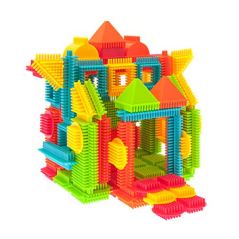 PicassoTiles 120-Piece Bristle Shape 3D Building Blocks