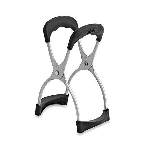 UMFun Canning Jar Lifter Tongs Stainless Steel Jar Lifter with Grip Handle 