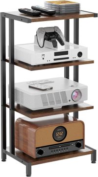 X-cosrack 4-Tier AV Media Stand