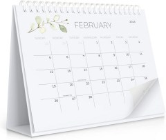 Zicoto 2023 Small Desk Calendar , 6" x 8"