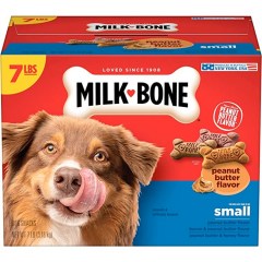 Milk-Bone Small Peanut Butter Flavor Dog Treats, 7 lbs