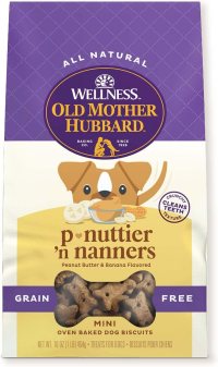 Wellness Old Mother Hubbard Classic P-Nuttier 'N Nanners Grain-Free Natural Dog Treats