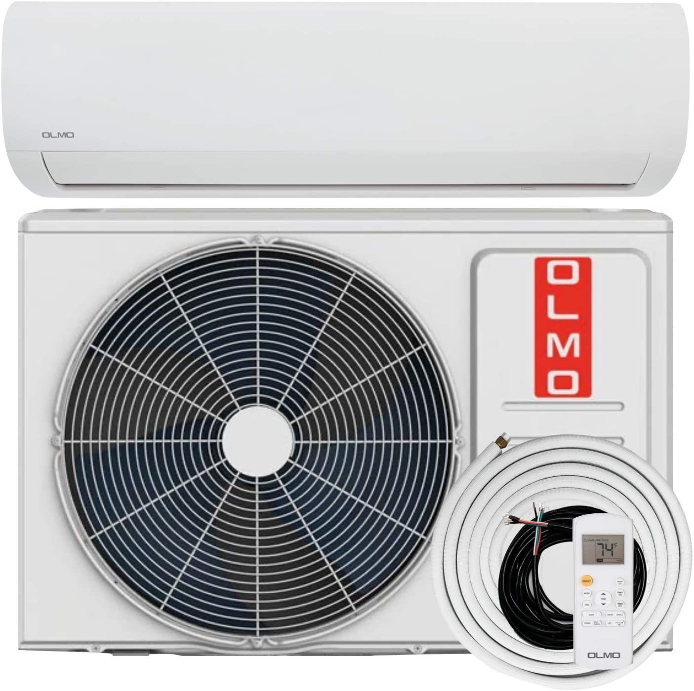 OLMO Alpic 24000 BTU Ductless Mini Air Conditioner w/ Heating