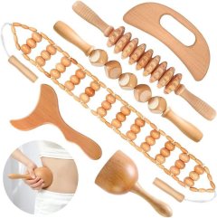 JUANWAN 10-in-1 Wood Therapy Massage Tools