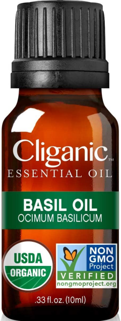 Cliganic Organic Basil Essential Oil