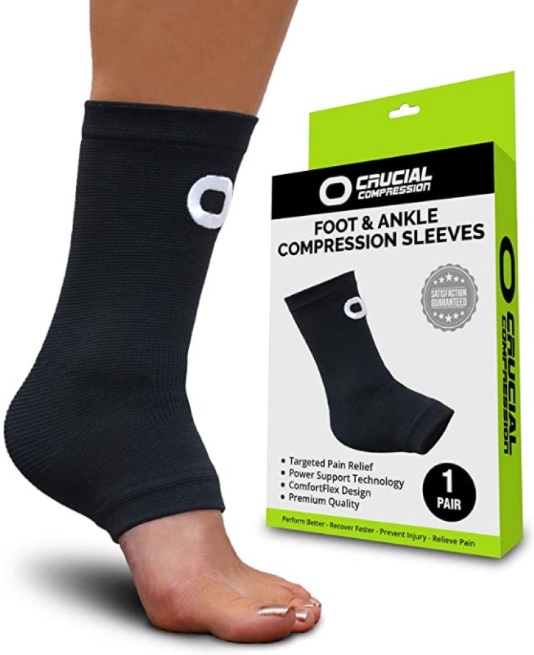 Crucial Compression Foot &amp; Ankle Compression Sleeve