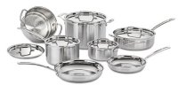 Cuisinart 12-Piece Multiclad Pro Stainless Steel Cookware Set