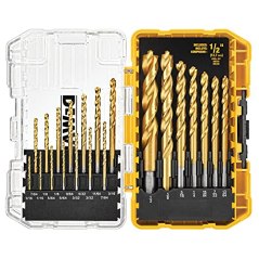 DEWALT Titanium Pilot Point Drill Bit Set