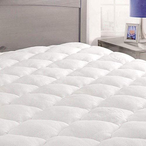 ExceptionalSheets Bamboo Mattress Topper with Fitted Skirt