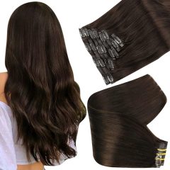 Full Shine Human Hair Clip-In Extensions